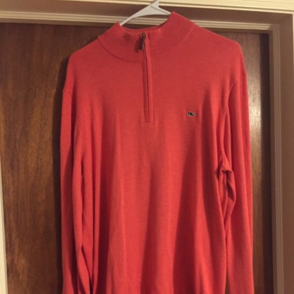Vineyard Vines Cotton 1/4 Zip Mens Medium